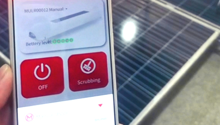 Robot do czyszczenia paneli słonecznych - obsługa aplikacji-1