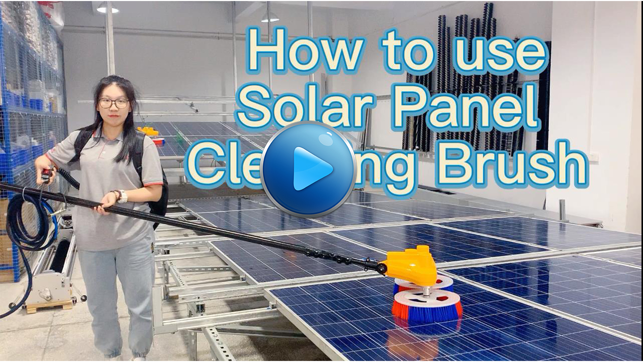 How to Use Solar Panel Cleaning Brush